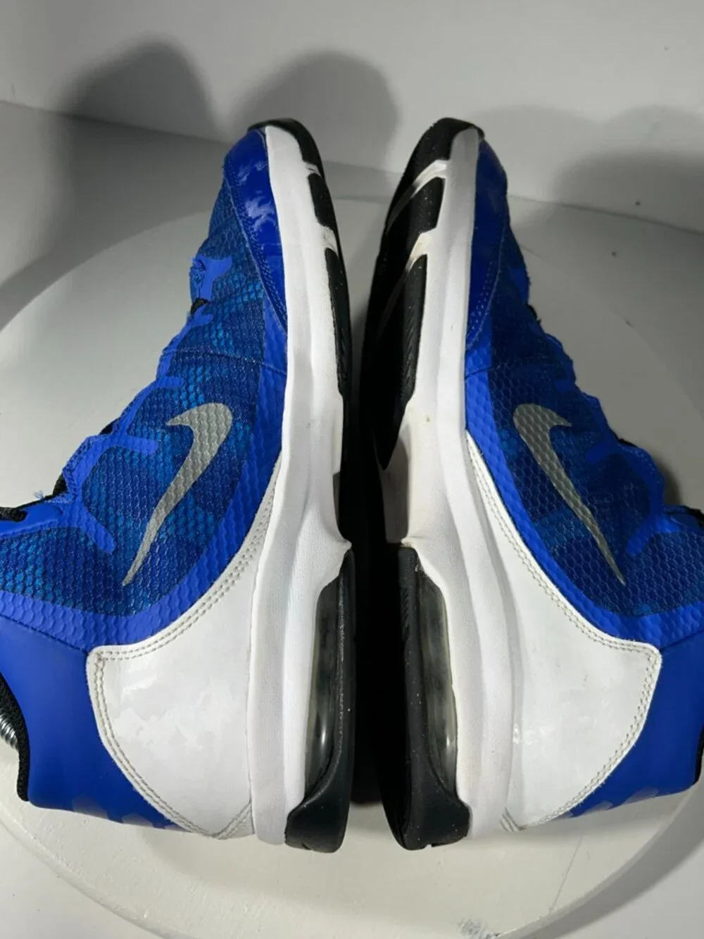 Nike Swoosh Air Without A Doubt Boys Basketball Shoes Sneakers Size 7 7Y Blue